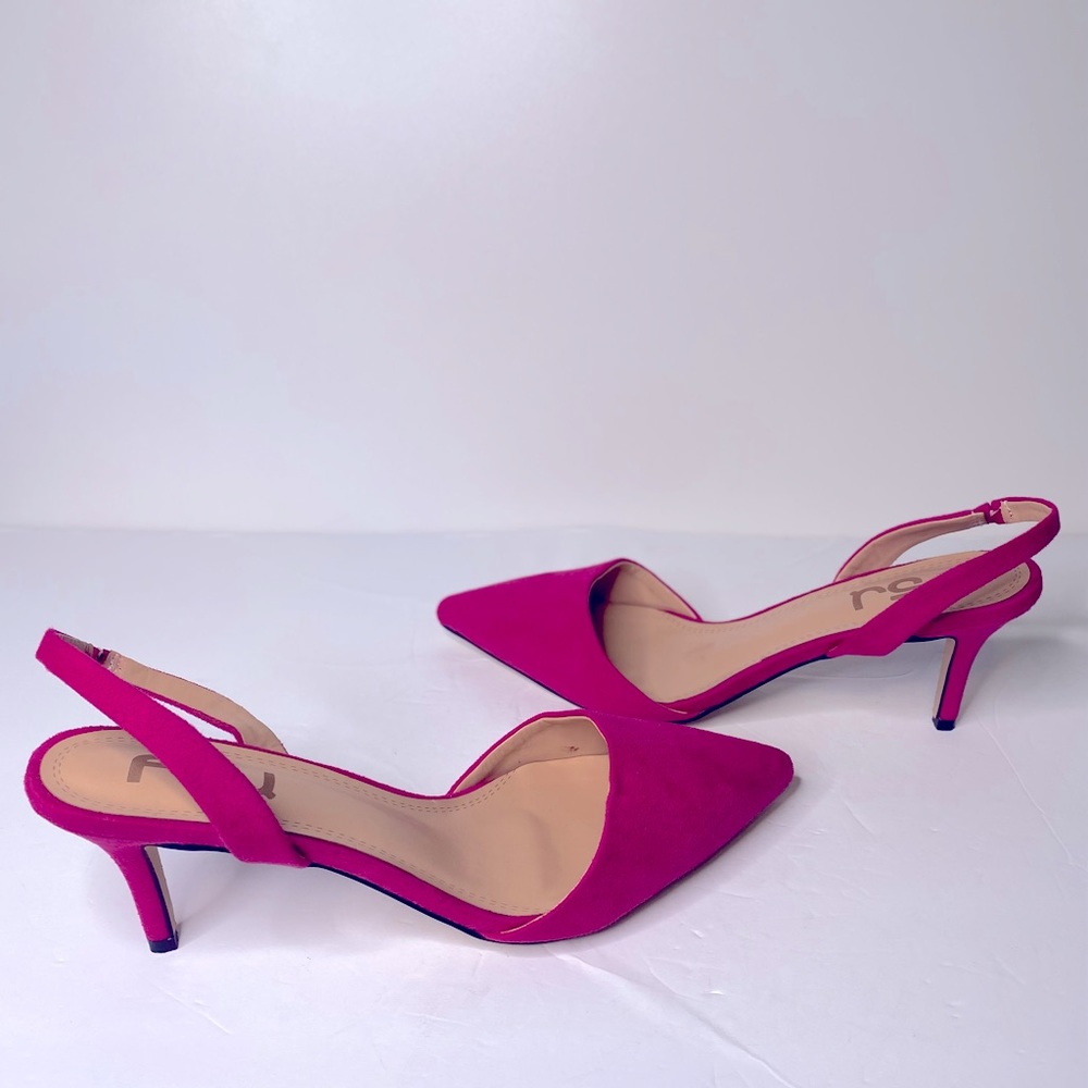 FSJ Suede Slingback Sandals size 11 NWOT